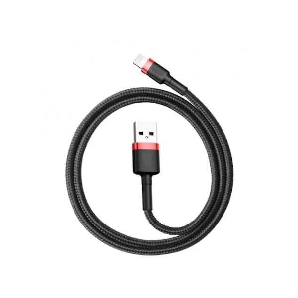 Lightning Charger 2a Laddningskabel sladd för Apple Iphone 6 7 8 11--svart 3m