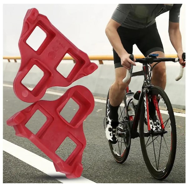 Cover Halkfritt pedalklotsskydd för cykling Röd