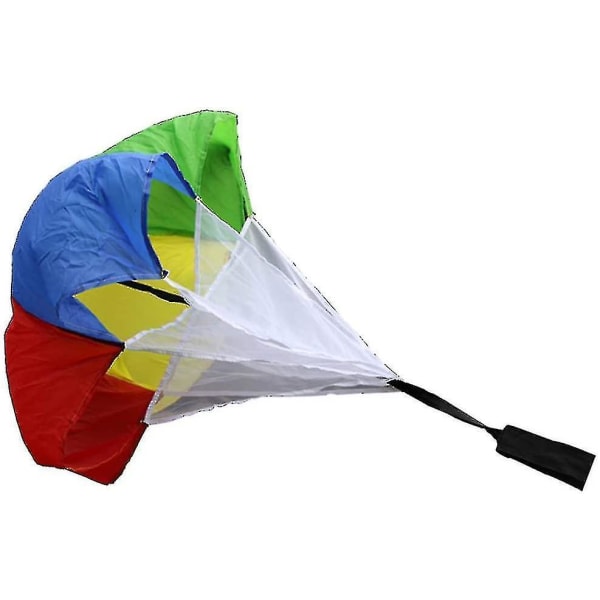 Multicolor Drag Parachute - 43&quot; Running Resistance Fallskärm med justerbart bälte för barn tonåring