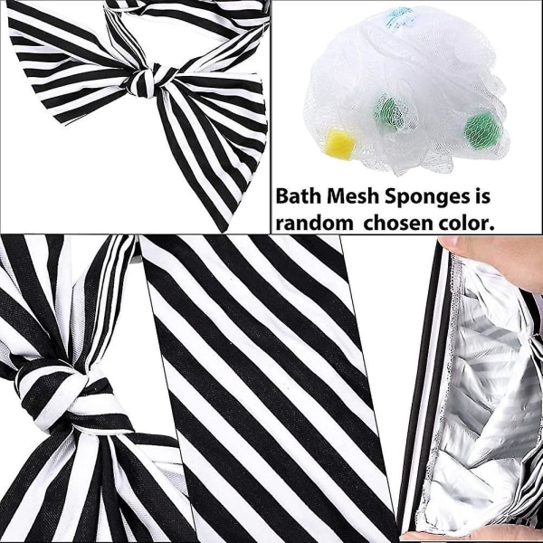 Återanvändbar cap Vattentät cap för kvinnor Bowknot duschmössa med mesh Spo
