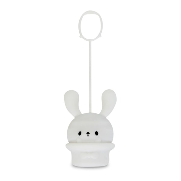 Little Rabbit Silikon Nattlampa för barn med inbyggd krok USB -uppladdningsbar lampa Sänglampa med 9 dimningsfunktioner