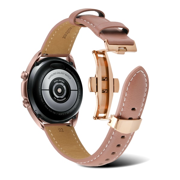 Äkta Läder Armbandsur Rem för Samsung Galaxy Watch4 20mm