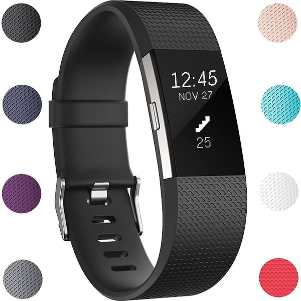 Fitbit Charge 2, Justerbara Sportarmband för Fitbit Charge 2, Small Large
