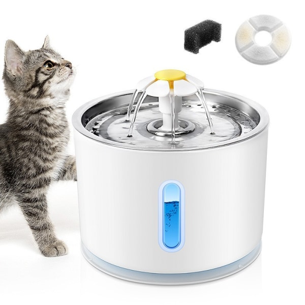 Vattenfontän Rörelsesensor katt och hund Vattenautomat infraröd