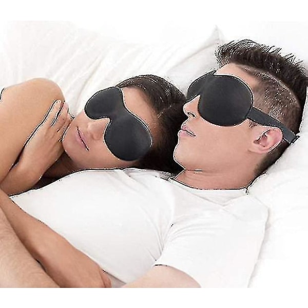 Sömnögonmask för män kvinnor, 3d Contoured Cup Sleeping Mask & Blindfold