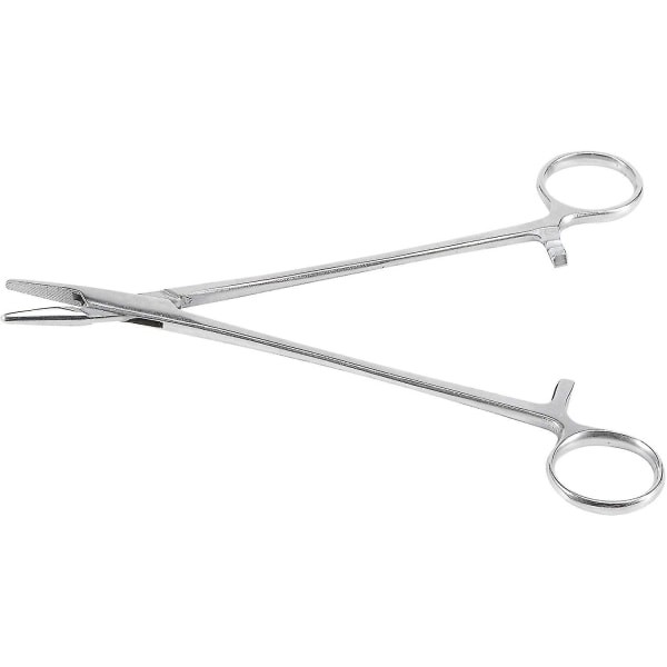 Hemostatisk tång i rostfritt stål, 18 cm nålhållare Suturtång i rostfritt stål Veterinärkirurgisk tång 1 förpackning