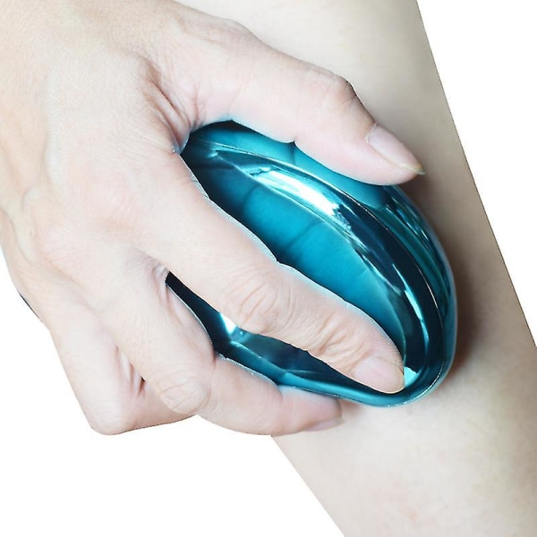 Lyxig-ergonomisk design Glas Grooming Kit Hårborttagningsmedel Hushållshårborttagningsinstrument, himmelsblå