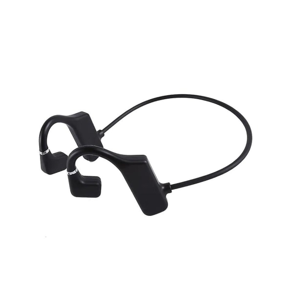 Benledningshörlurar Trådlösa hörlurar Sportheadset Bluetooth Vattentät--svart