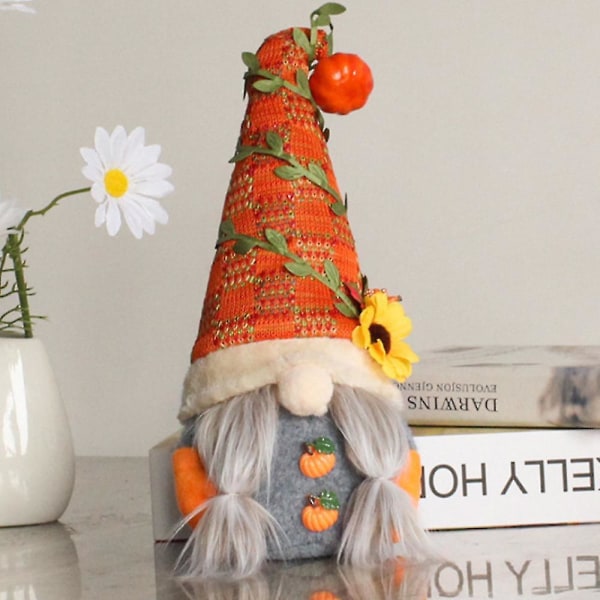 Halloween Christams Gnome Dwarf Elf Plyschdocka Pryler Leksak Heminredning Ornament Rekvisita