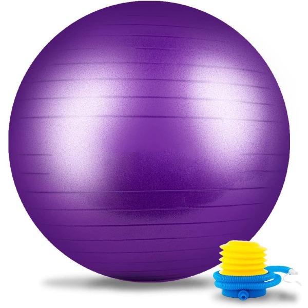 Pilatesboll Fitness Sportövningsboll purple