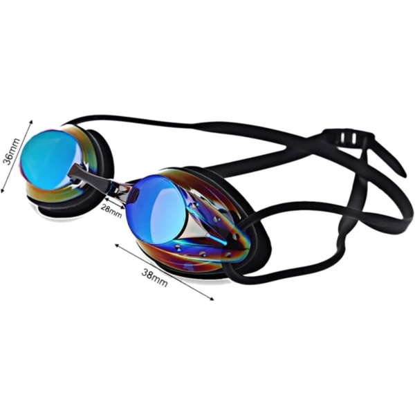 Simning professionella glasögon arena racingspel simning anti-fog glasögon simglasögon färgglada