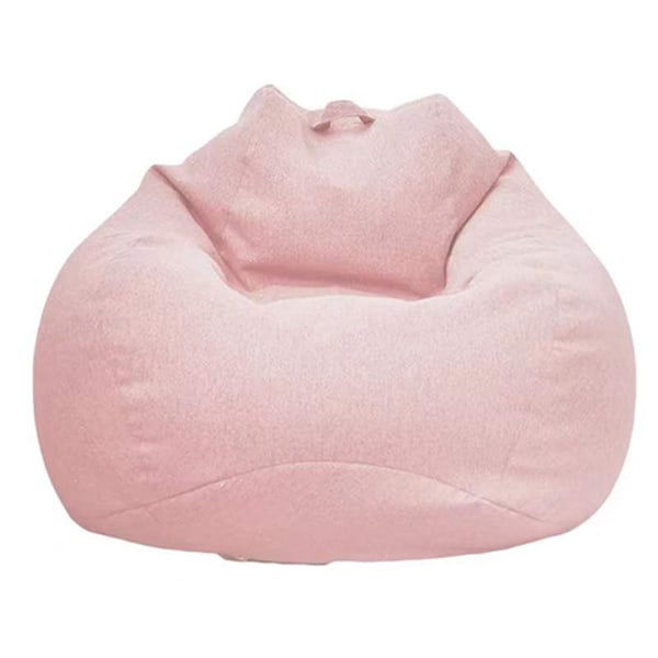 Ny design super bean bag fåtölj sofföverdrag inomhus lat lounge stol för vuxna och barn pink