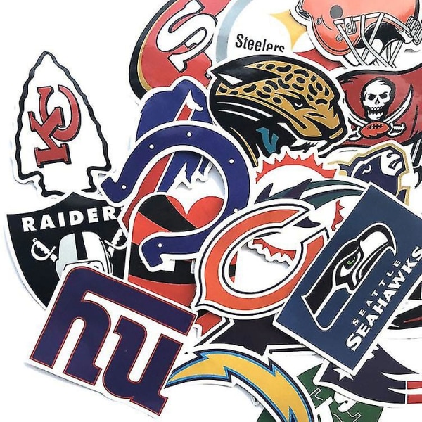 32st Nfl Football League Nfl Team Logotyp American League Resväska Sticker Bildekal