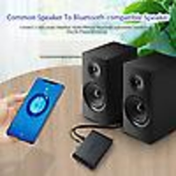 1 set Audio Receiver 3.5mm 2rca U Disk Handsfree Bluetooth-kompatibel 5.2 Nfc trådlös musikadapter Hemmatsförsörjning Stad