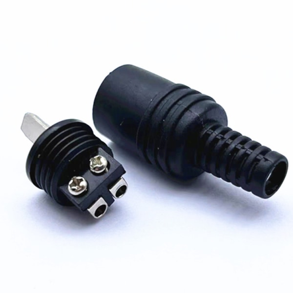 20 T-formade pluggar 2-polig kontakt mini tvåkärnig rund platt plugg buttplugg ljudlampa power
