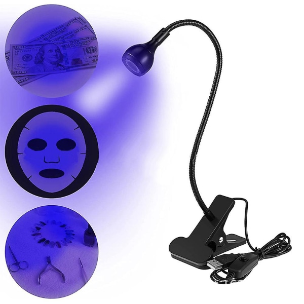 Uppgraderad Big Chip Uv Light Portable Ultra Violet Blacklight