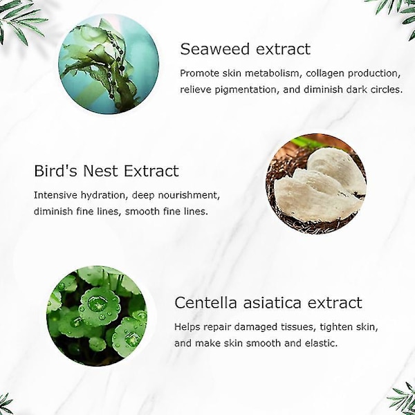 Gold Bird's Nest Eye Mask bleknar Fina linjer Eliminera svullnader