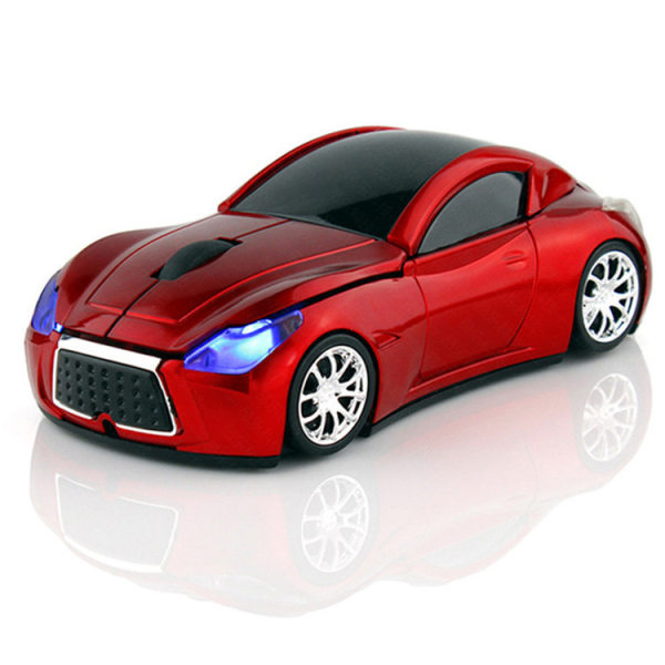 Trådlös bilmus 2,4 GHz cool trådlös mus i sportbilsstil