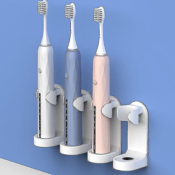 Justerbar tandborsthållare Elektrisk tandborstbas Silikon Halkfri väggmonterad borststativ Ns2