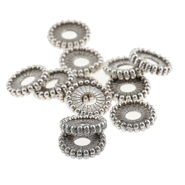 2x 100 bitar Metallpärlor Kula Spacer Beads Beads Spacer Beads
