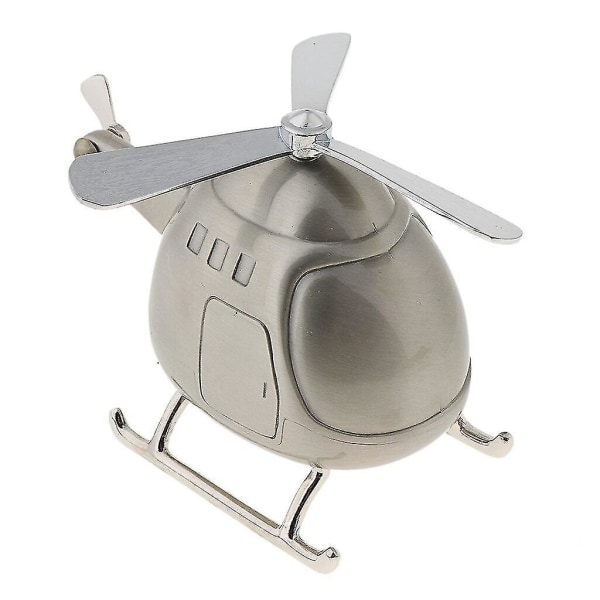 Tecknad Helikopter Spargris Metall Sparkasse Mynt Spara Box