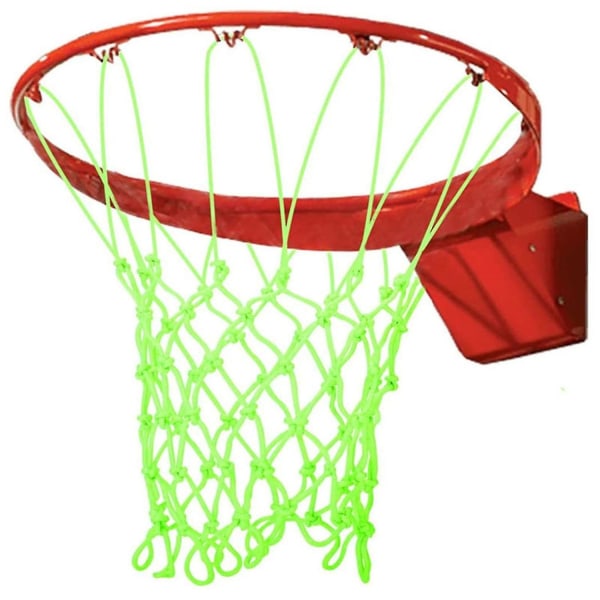 A Glow In The Dark Basket Net Heavy Duty Nylon Basket Net Outdoor School Z41646