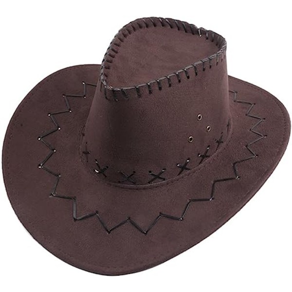 Cowboyhatt Western Hat Kostymtillbehör Unisex cowboyhatt