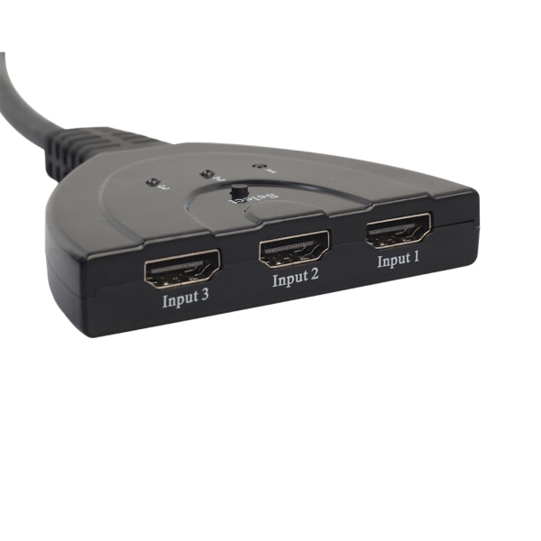 AV till HDMI videoomvandlare Video Converter kompatibel med 1080P 3 Output Audio Adapter