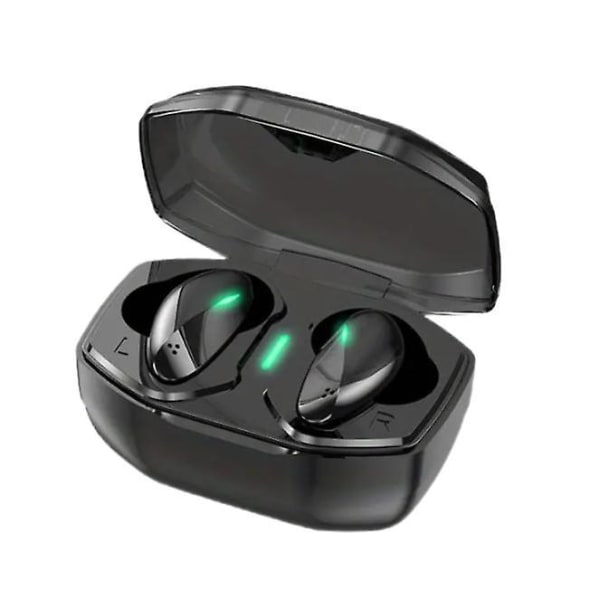 Trådlösa Bluetooth hörlurar Sport Löpspel Brusreducerande hörlurar In-ear Hd Talking Headphones - Svart