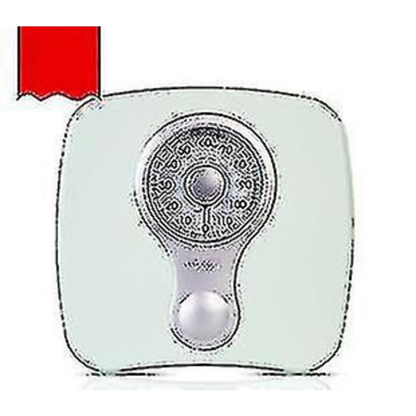 Kroppsviktsvåg badrum runt hörn Plattkompatibel med digital mekanisk hushållspekare Bärbar