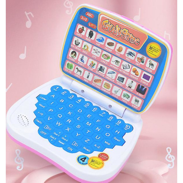 Lärmaskin Bärbar dator Barn Elektronisk förskola pedagogisk leksak gåva