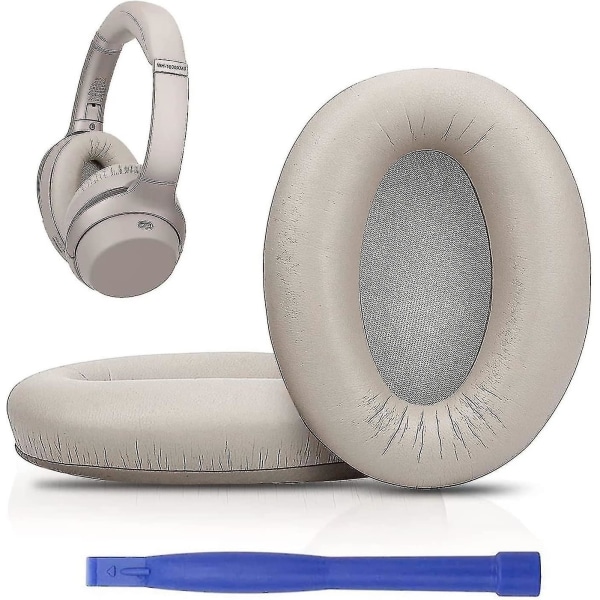 Öronkuddar Ersättning av kuddar för Sony Wh-1000xm3 (wh1000xm3) Over-ear hörlurar, öronkuddar med mjukare proteinläder, brusisolering Memory Foam, A