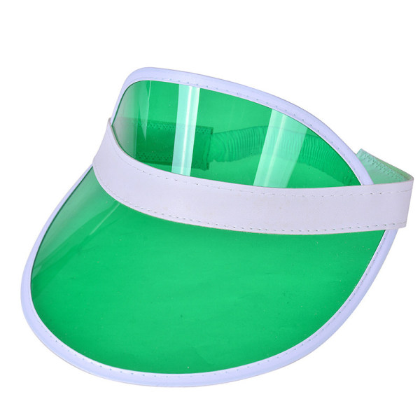 Unisex , klart visir, cap, lämplig för golf, tennis och mer green