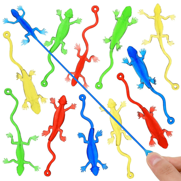 20 st Sticky Toy Super Stretchy Lizard Toys Sticky Hands For Kids slumpmässig färg