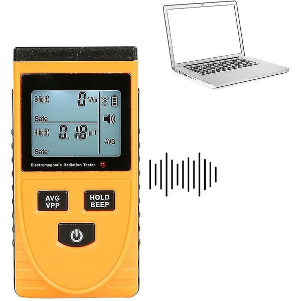 Uttagsstrålningsdetektering, bärbar dosimeterräknare med LCD-skärm, radioaktiv detektor Gm3120