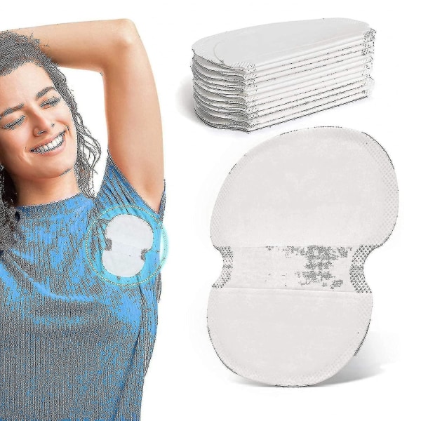 100 förpackningar underarmsvettdynor,aoeoun Armhåla svettskydd för kvinnor och män, engångsunderarmsdynor F
