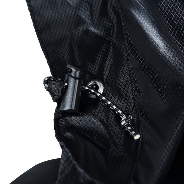 Cykelregnrockar Polyester Taft Svart black