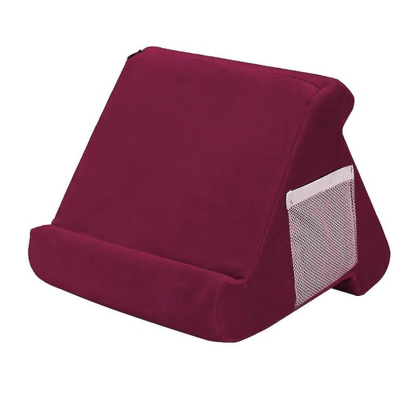 Tablettkuddfodral, kuddkudde - Tablettställsbas för knä, säng och skrivbord med fickor och 3 vyer för 4-10" telefoner och surfplattor