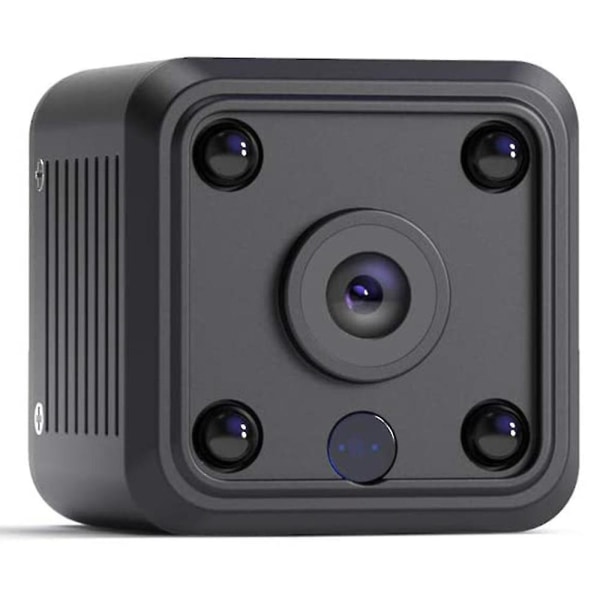 Minikamera - Tiny Portable 1080p Wifi Full Hd Nanny Pet Office Sports Garage Hemövervakningskamera Auto Ir Nattseende Vidvinkelrörelsedetektion