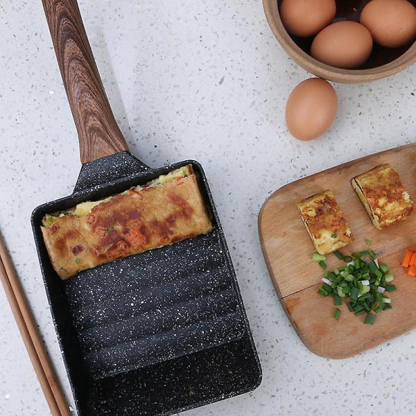 Tamagoyaki Pan Japanese Omelett Pan, Non-stick Pan Coating Fyrkantig äggpanna Stekpanna