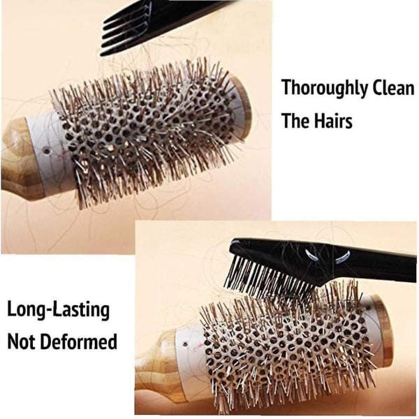 Kamrengöringsborste Hårborsterengöringsverktyg Mini hårborsteborttagningsmedel för att ta bort hårrester Svart, hårvård och styling (svart) (1 st)