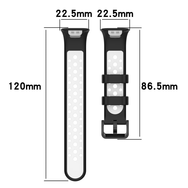 3-pack sportarmband mjukt silikon sportarmband för Xiaomi Mi Band 7pro tpu.