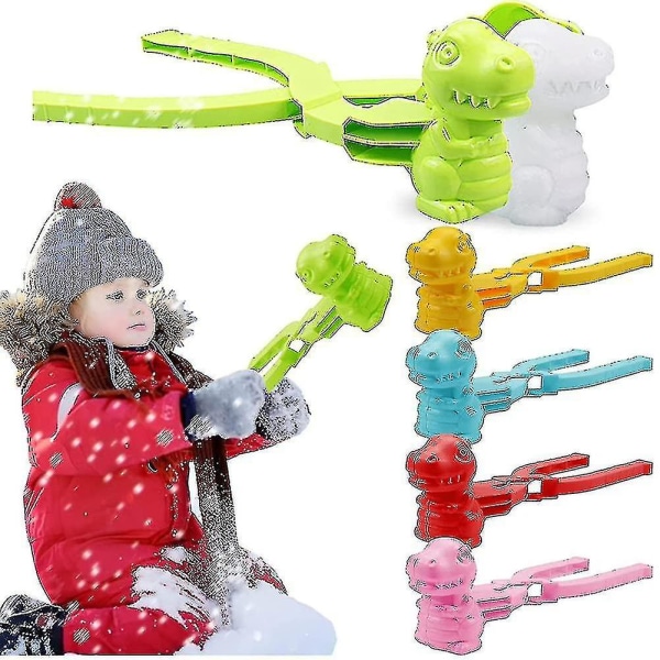 Snowman Form, Snowball Clip, Plastleksaker för barn, Random Color, 1st