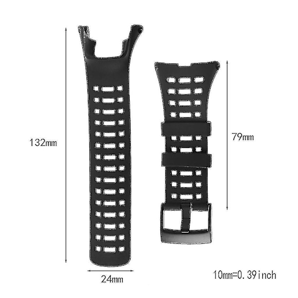 Cinturino Per Suunto Ambit 1/2/3 - In TPU, Impermeabile, Regolabile, Nero, Per Smartwatch - Foto 5