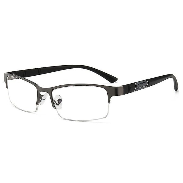 Halvbågar metallglasögon Myopiglasögon Halvbågar Business Män Glasögon Flat