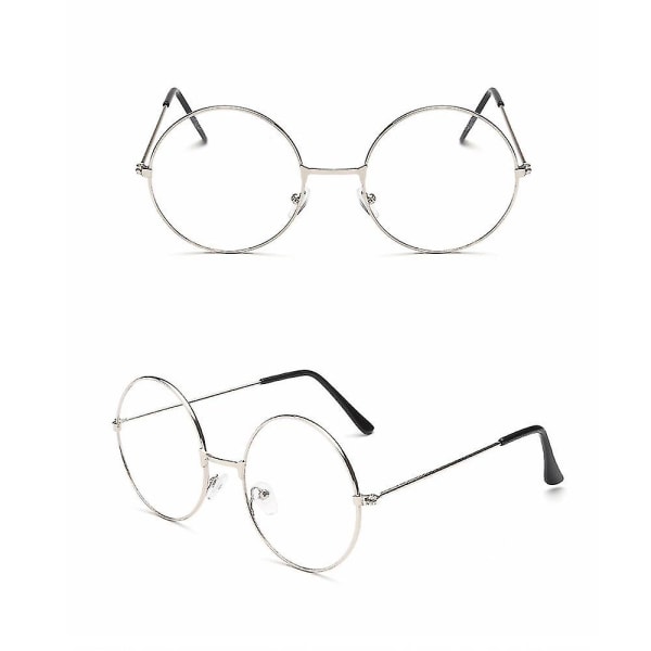 Klassisk nörd glasögonbåge för barn klara lins glasögon pojkar flickor glasögon optiska glasögon barn retro runda glasögon