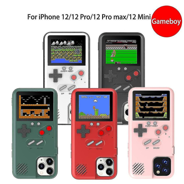 Spelbart Gameboy- case för Iphone 13 12 11 Pro Max Plus-fodral Retro cover Hög kvalitet