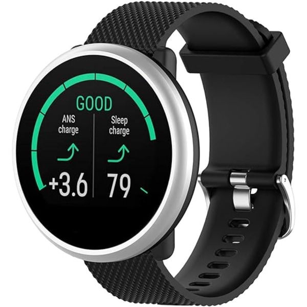 Fashionabla rutiga sportremmar i silikon för Huami GTS watch Samsung Garmin vivoactive 4