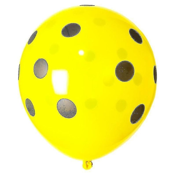 Gula ballonger Gula prickballonger Svarta ballonger som är kompatibla med Bee Party