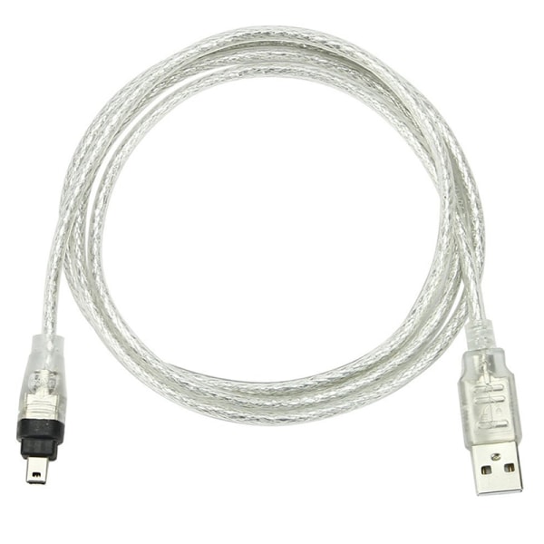 USB -hane till Firewire IEEE 1394 4-stift hane ILink-adapterkabel Fi